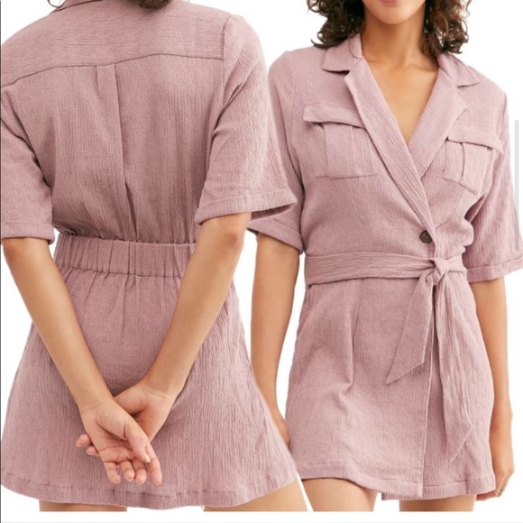 Free People Dresses & Skirts - ⭐️ Free People Clementine Tie Waist Dress Purple